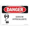 Signmission OSHA Sign, 10" Height, 14" Width, Rigid Plastic, Sodium Hypochlorite, Landscape, 1014-L-1935 OS-DS-P-1014-L-1935 - alternate 1